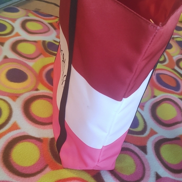 Kate Spade Pink and Red Color-Block Tote - Picture 6 of 7
